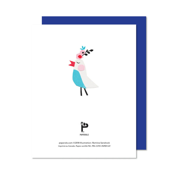 Carte de souhaits Paper cat