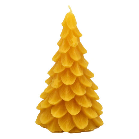 Bougie en cire d'abeille Sapin naturelle - arloca