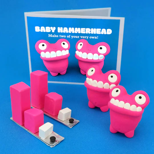 Ensemble de fabrication en polymère Bébés requins-marteaux - arloca