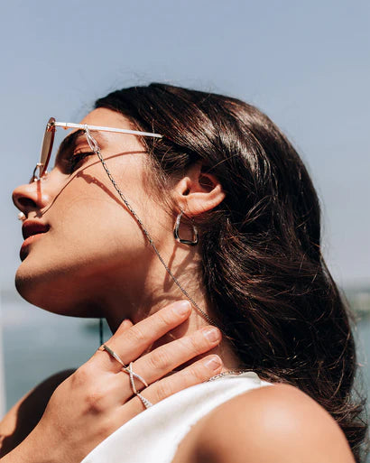 Boucles d'oreilles Jimmy argent - arloca