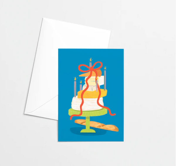 Carte de souhaits Gâteau de fromage - arloca