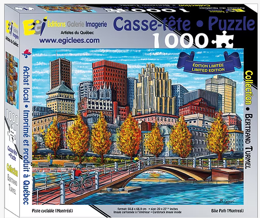 Casse-tête Piste cyclable à Montréal - arloca
