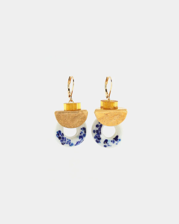 Boucles d'oreilles Pléione atlantide - arloca