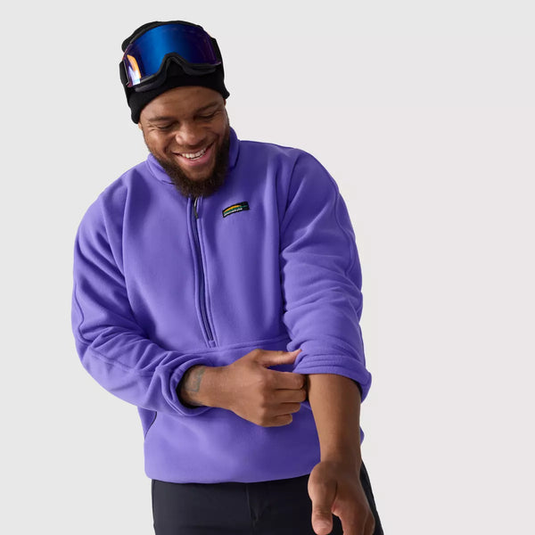 Chandail Vintage unisexe laine polaire Violet - arloca