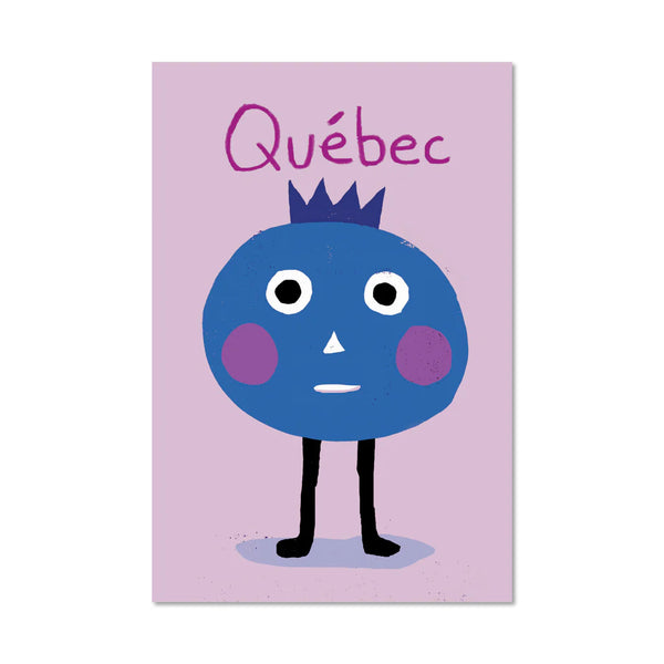 Carte postale Bleuet - arloca