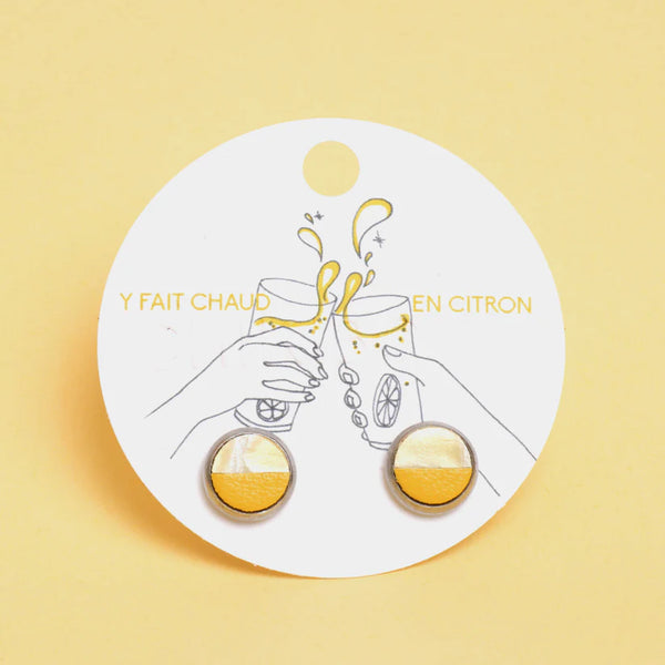 Boucles d'oreilles Limonade - arloca