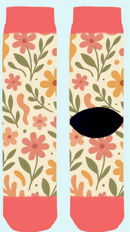 Bas unisexe Fleurs - arloca