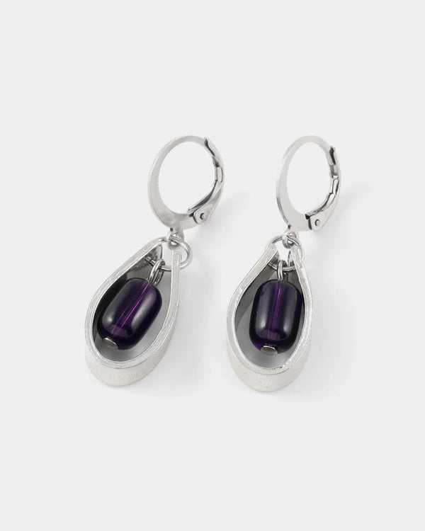 Boucles d'oreilles Dilsea Mûre