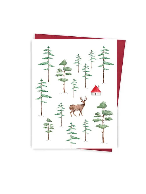 Carte de voeux Les Sapins - arloca