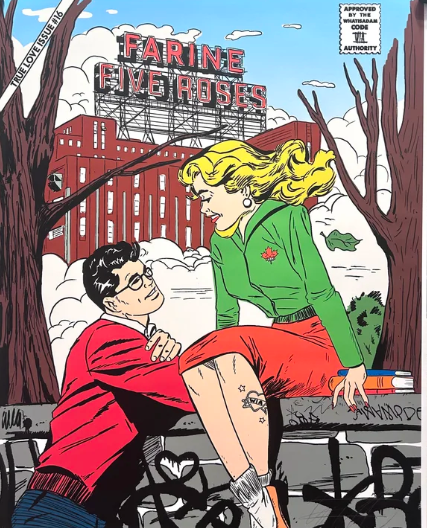 Carte de souhaits Date Farine Five Roses - arloca