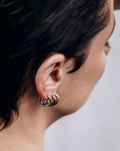 Boucles d'oreilles Huguette argent - arloca
