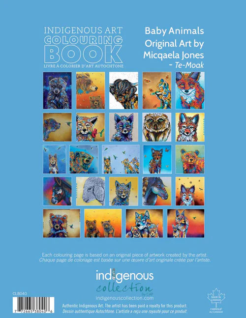 Livre à colorier Art autochtone - arloca