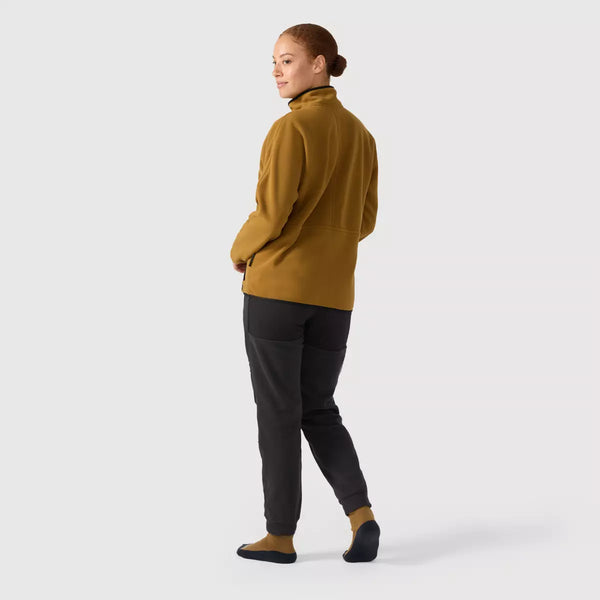 Chandail Vintage unisexe laine polaire Tabac - arloca