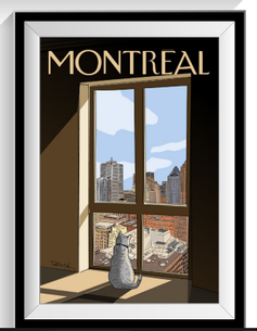 Affiche Le chat