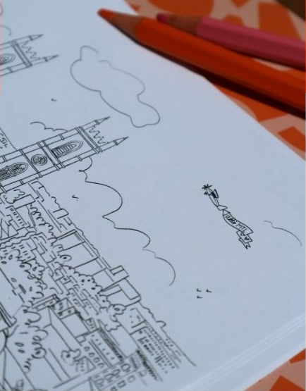 Livre à colorier Montréal en couleurs - arloca