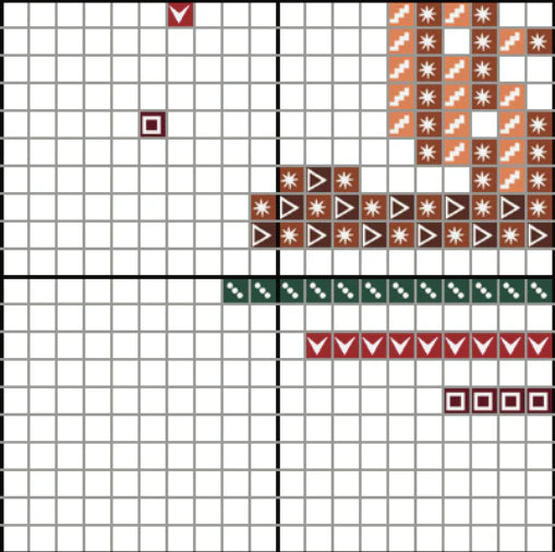 Kit à broder L'Écureuil des Fêtes - arloca