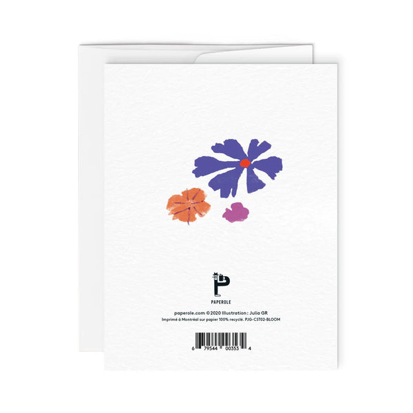 Carte de souhaits Bloom