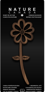 Signet en bois marguerite - arloca
