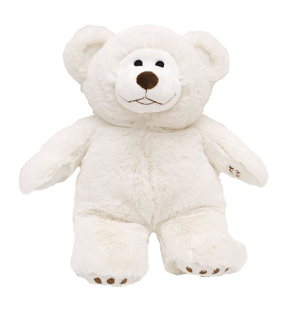 Peluche chauffante Ourson blanc - arloca