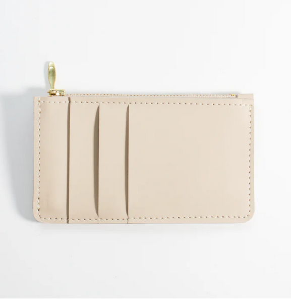 Portefeuille Crème