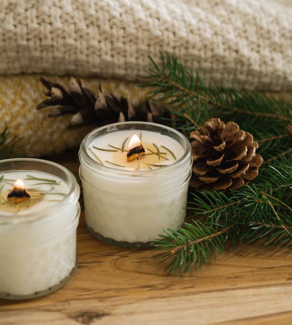 Ensemble de fabrication de bougies hiver - arloca