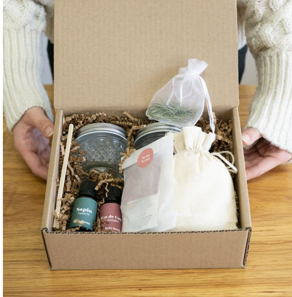 Ensemble de fabrication de bougies hiver - arloca