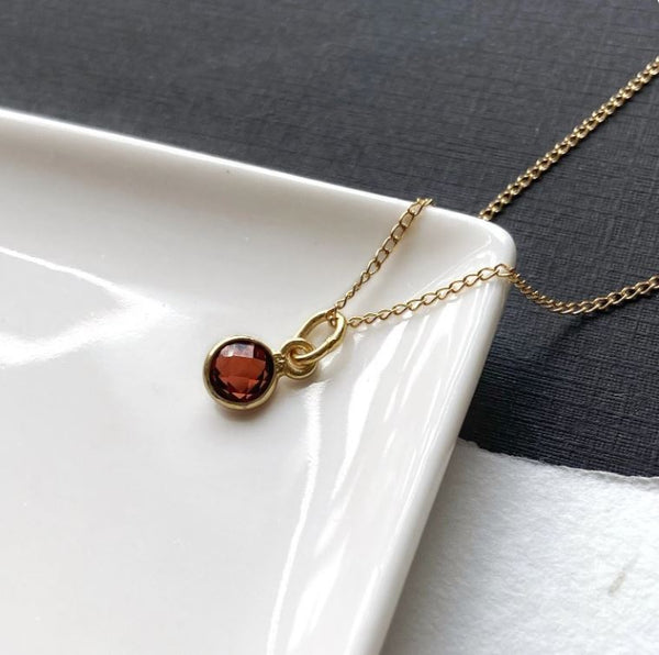 Collier or/grenat - arloca