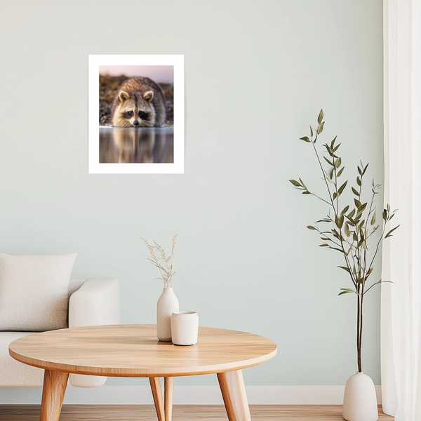 Affiche Reflet du raton laveur - arloca