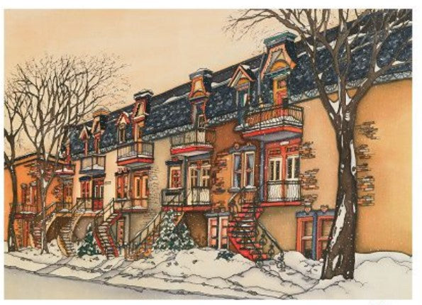 Aimants décoratifs de sites emblématiques de Montréal