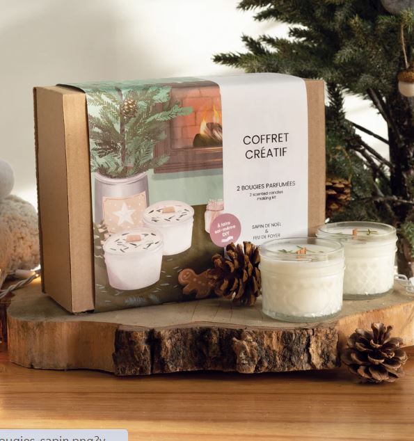 Ensemble de fabrication de bougies hiver - arloca