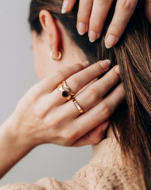 Bague Auster or - arloca