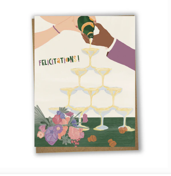 Carte de souhaits Félicitations pour votre mariage - arloca