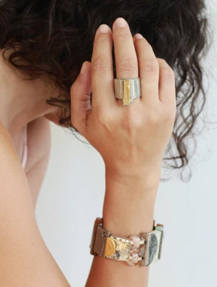 Bague Ogma deux tons - arloca