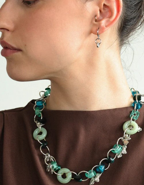 Boucles d'oreilles Berenice argenté