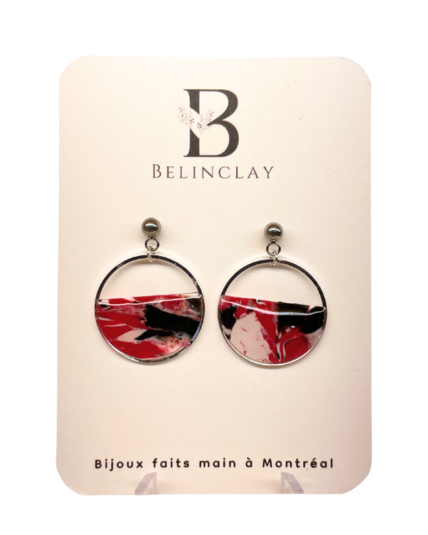Boucles d'oreilles acier inoxydable - arloca