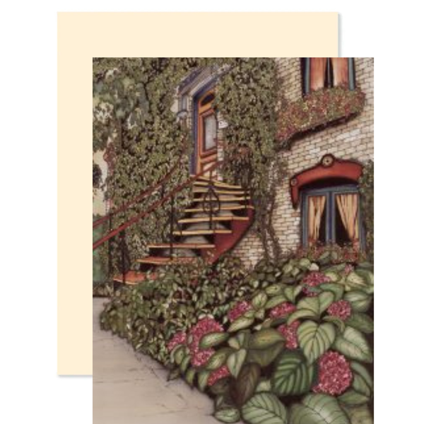Carte de souhaits Plateau Mont-Royal en fleurs