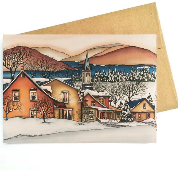 Carte de souhaits Charlevoix Québec