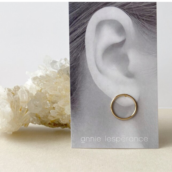 Boucles d'oreilles cercle - arloca