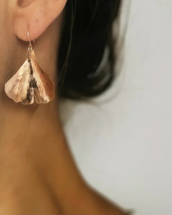 Petites Boucles d'oreilles Ginko avec crochet - arloca