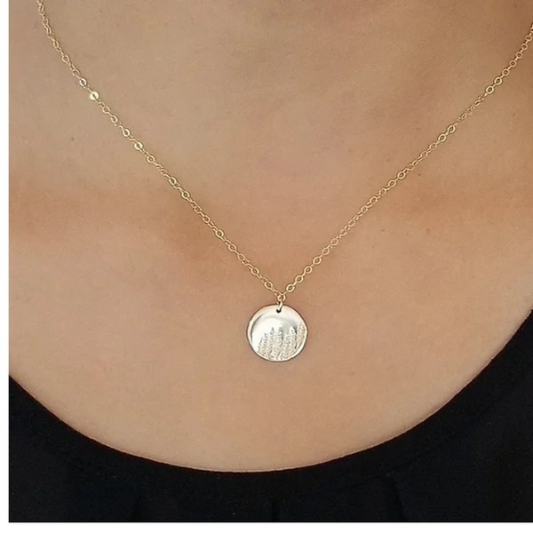 Collier Forêt Or - arloca