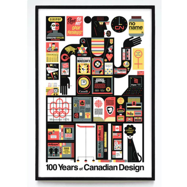 Affiche 100 ans de Design canadien