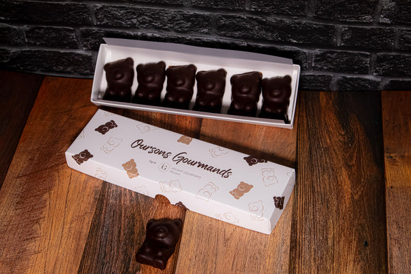 Boite de 6 oursons gourmands - arloca