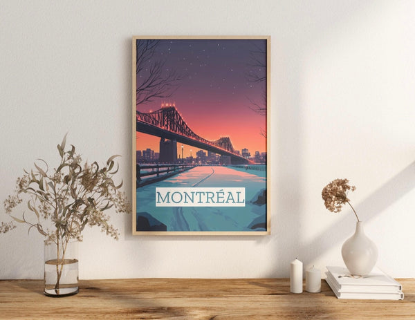 Affiche Pont Jacques-Cartier - arloca