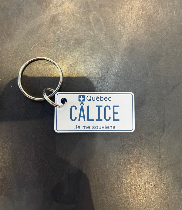 Porte-clés - Plaque du Québec - arloca