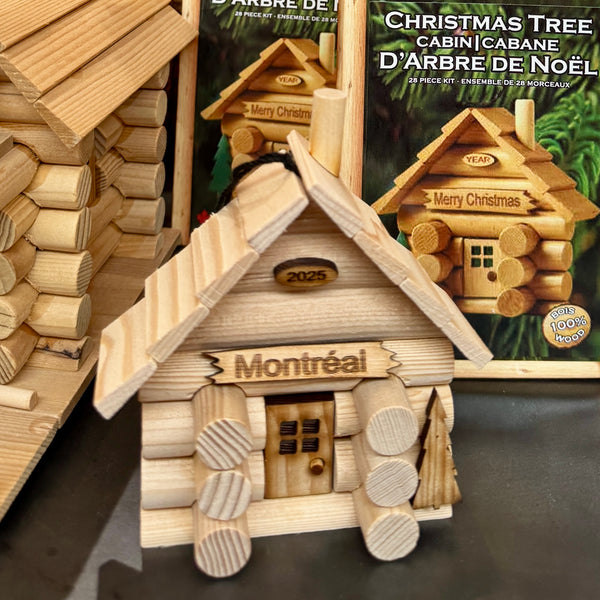 Kit de construction en bois Cabane - ornement