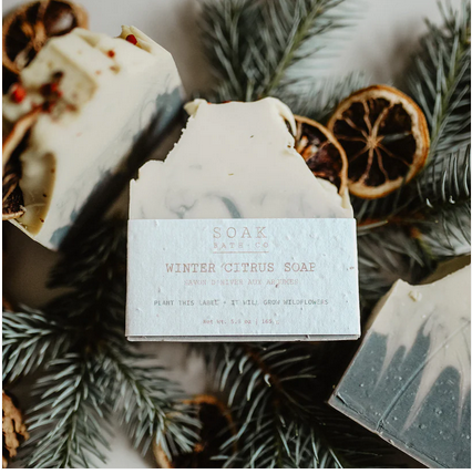 Barre de savon d'hiver aux agrumes - arloca