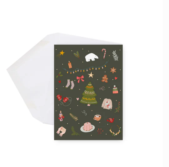 Mini-carte Joyeuses fêtes