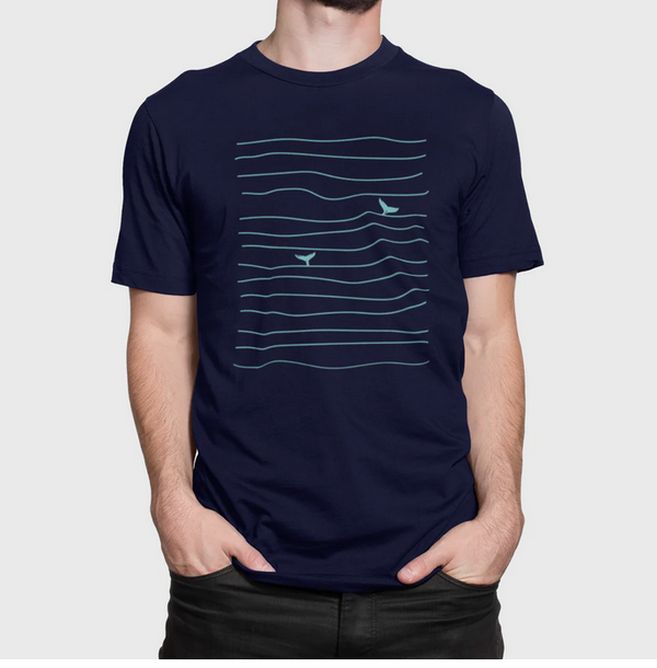 T-shirt Baleine lignée - arloca