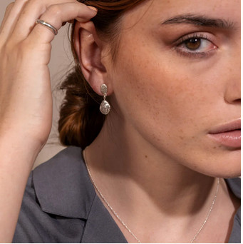 Boucles d'oreilles Jeannette argent - arloca