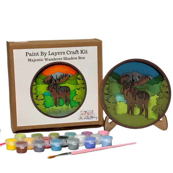 Kit d'artisanat de boîte à ombre orignal